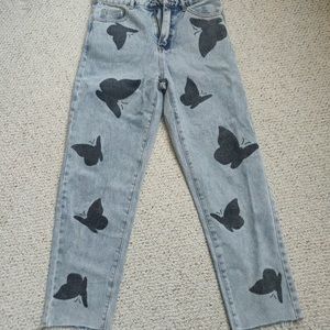 Adika butterfly mom jeans
